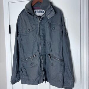FOX Riding Men's Gray Jacket - Large - Great Condition